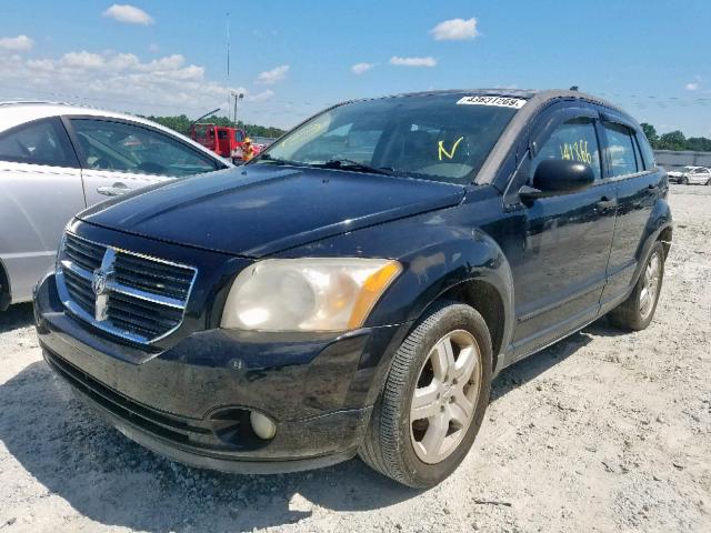 1B3JB48B17D504556 - 2007 DODGE CALIBER SX BLACK photo 2