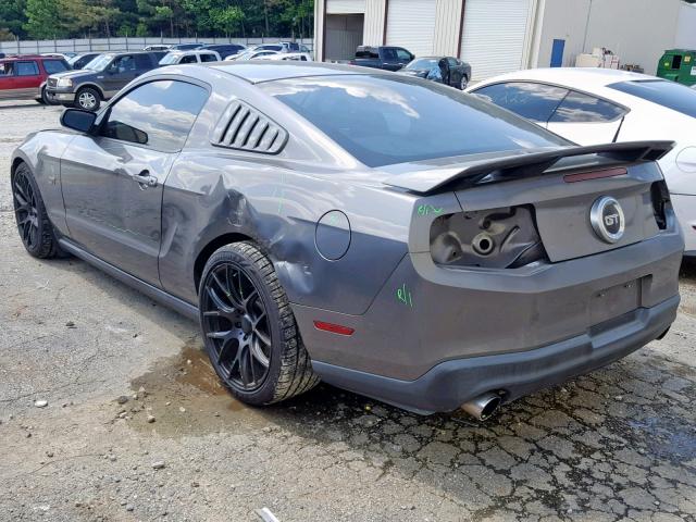 1ZVBP8CH2A5102325 - 2010 FORD MUSTANG GT GRAY photo 3