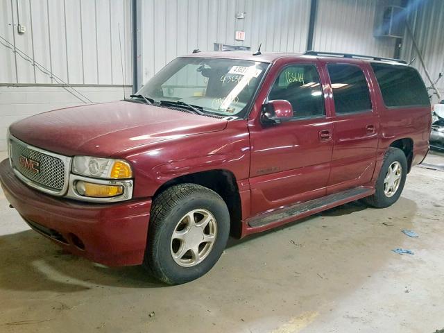 1GKFK66U54J288426 - 2004 GMC YUKON XL D MAROON photo 2