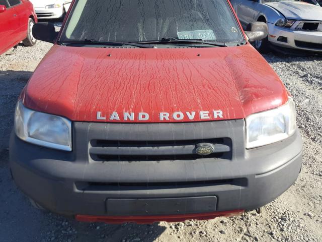 SALNM22242A362293 - 2002 LAND ROVER FREELANDER RED photo 7