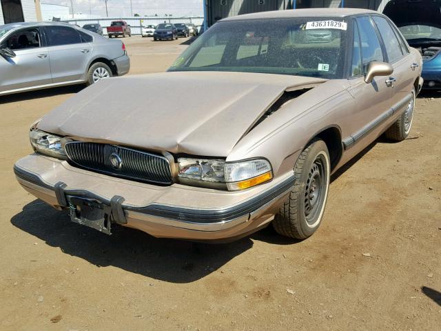 1G4HP52L1SH490371 - 1995 BUICK LESABRE CU BROWN photo 2