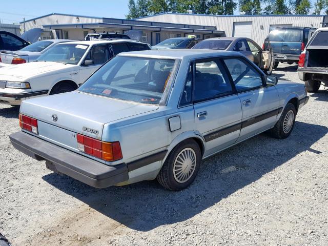 JF1AC4222NC209592 - 1992 SUBARU LOYALE BLUE photo 4