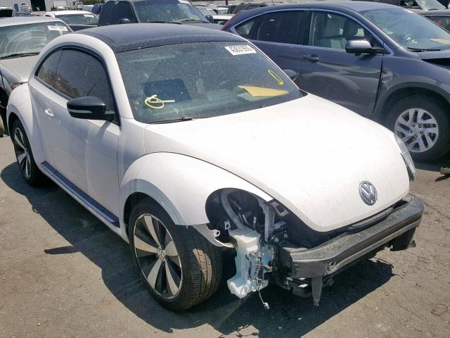 3VWVA7ATXCM648335 - 2012 VOLKSWAGEN BEETLE TUR WHITE photo 1