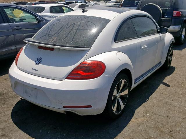 3VWVA7ATXCM648335 - 2012 VOLKSWAGEN BEETLE TUR WHITE photo 4