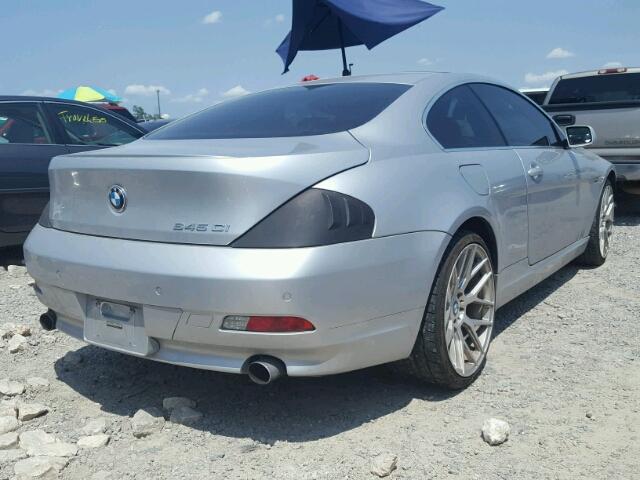 WBAEH73485B192993 - 2005 BMW 645 CI AUT SILVER photo 4