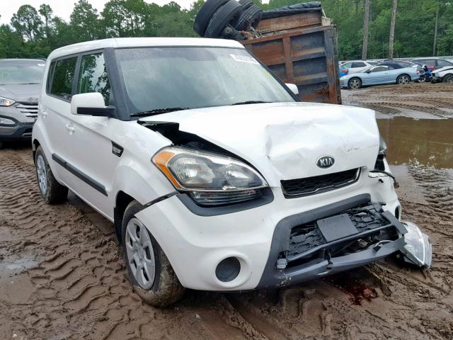 KNDJT2A51D7502854 - 2013 KIA SOUL WHITE photo 1