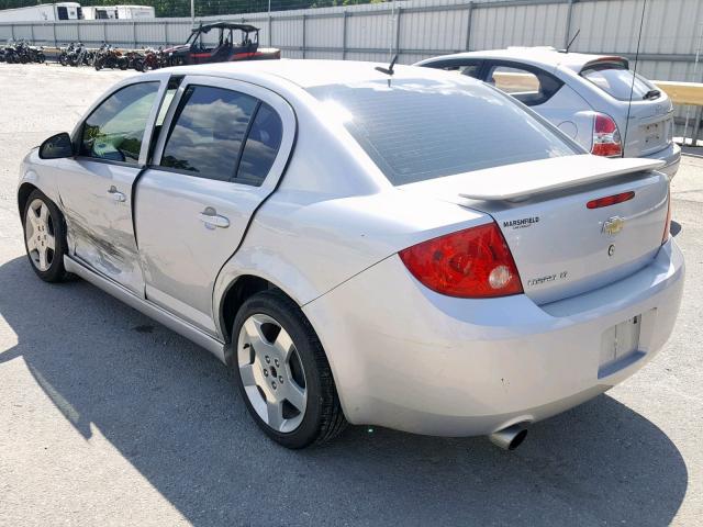 1G1AF5F50A7236300 - 2010 CHEVROLET COBALT 2LT SILVER photo 3