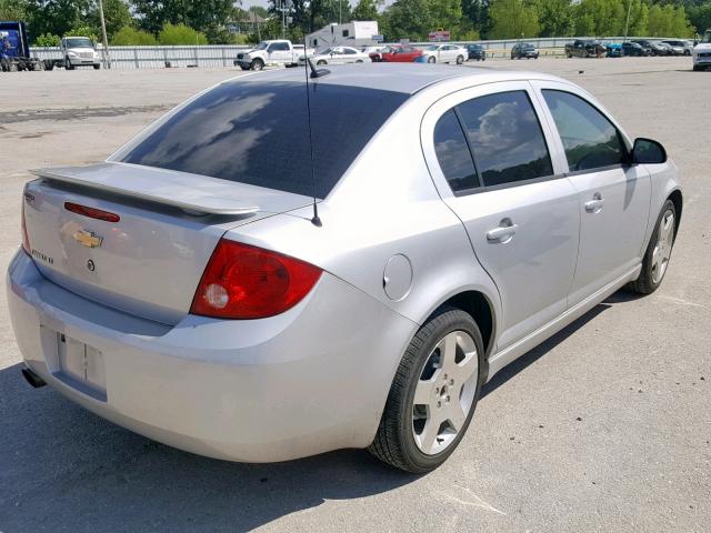 1G1AF5F50A7236300 - 2010 CHEVROLET COBALT 2LT SILVER photo 4