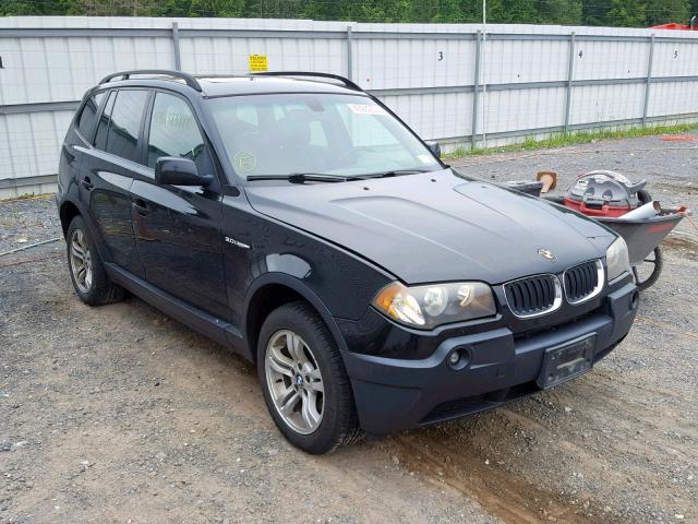 WBXPA93484WC32143 - 2004 BMW X3 3.0I BLACK photo 1