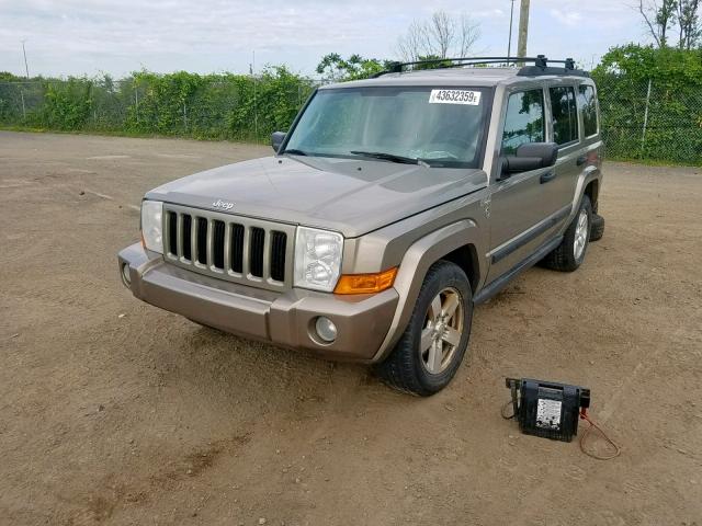 1J8HG48N76C203702 - 2006 JEEP COMMANDER BEIGE photo 2