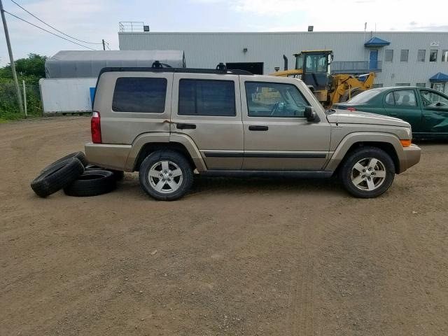 1J8HG48N76C203702 - 2006 JEEP COMMANDER BEIGE photo 9