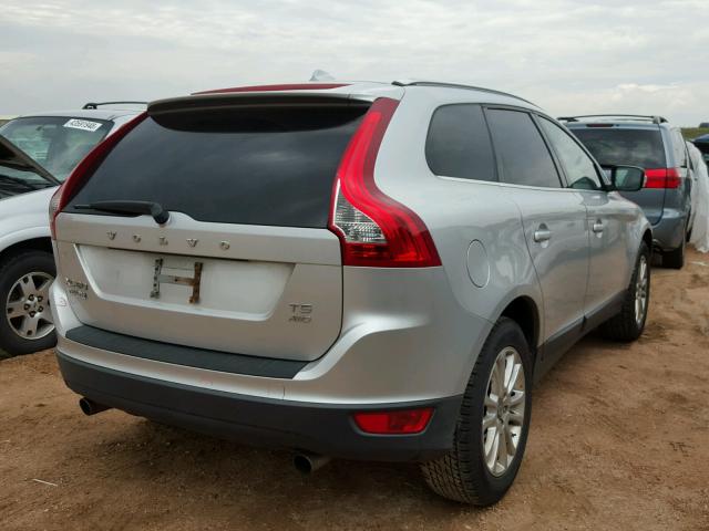 YV4992DZ8A2085075 - 2010 VOLVO XC60 T6 SILVER photo 4