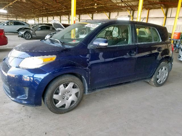 JTKKU10488J005998 - 2008 SCION XD BLUE photo 2