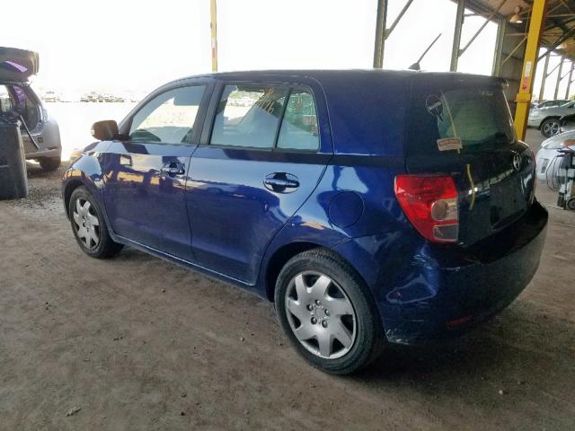 JTKKU10488J005998 - 2008 SCION XD BLUE photo 3