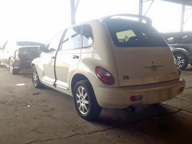 3A8FY68856T242111 - 2006 CHRYSLER PT CRUISER WHITE photo 3