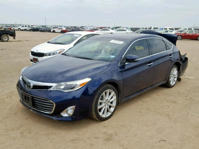 4T1BK1EBXDU070893 - 2013 TOYOTA AVALON BAS BLUE photo 2