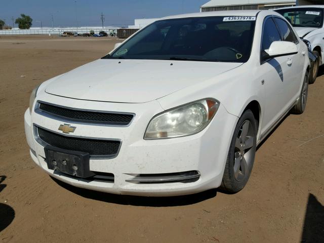 1G1ZJ57B48F189827 - 2008 CHEVROLET MALIBU 2LT WHITE photo 2