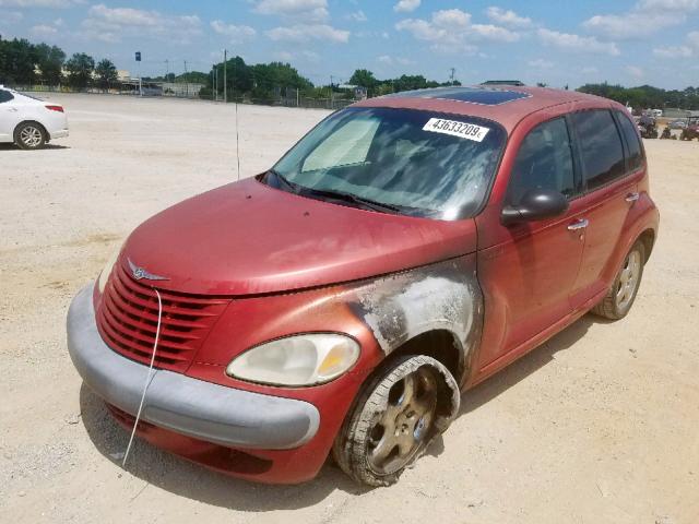 3C8FY68B92T248618 - 2002 CHRYSLER PT CRUISER RED photo 2