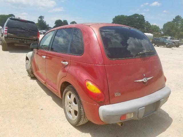 3C8FY68B92T248618 - 2002 CHRYSLER PT CRUISER RED photo 3