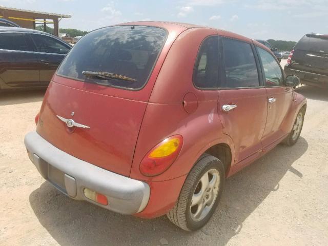 3C8FY68B92T248618 - 2002 CHRYSLER PT CRUISER RED photo 4