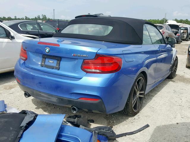 WBA2N3C56JVC29449 - 2018 BMW M240XI BLUE photo 4