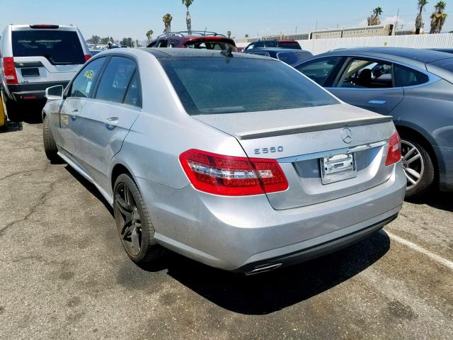 WDDHF5KB9CA595478 - 2012 MERCEDES-BENZ E 350 SILVER photo 3