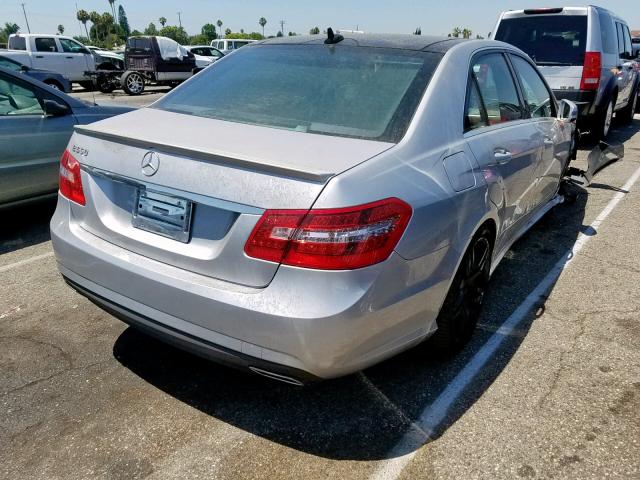 WDDHF5KB9CA595478 - 2012 MERCEDES-BENZ E 350 SILVER photo 4