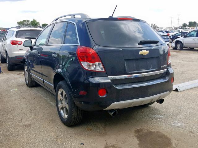 3GNAL3E58CS532554 - 2012 CHEVROLET CAPTIVA SP BLACK photo 3