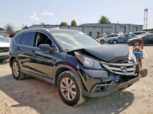 2HKRM4H73CH631904 - 2012 HONDA CR-V EXL BLACK photo 1