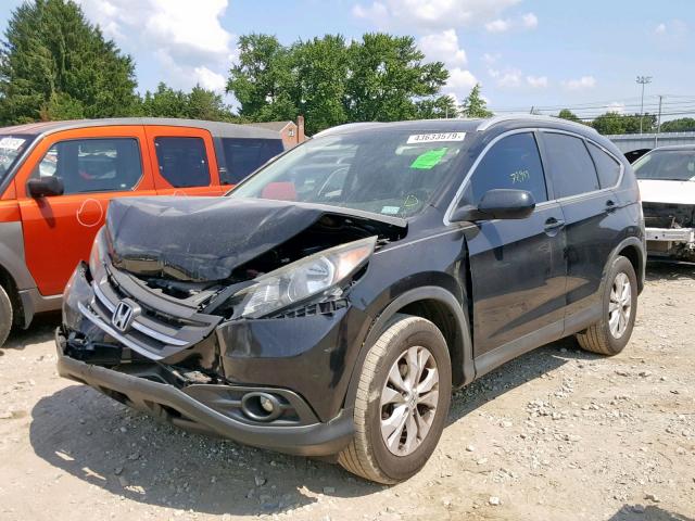 2HKRM4H73CH631904 - 2012 HONDA CR-V EXL BLACK photo 2