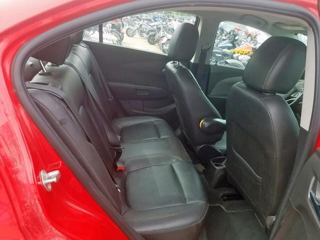 1G1JF5SB0H4118089 - 2017 CHEVROLET SONIC PREM RED photo 6