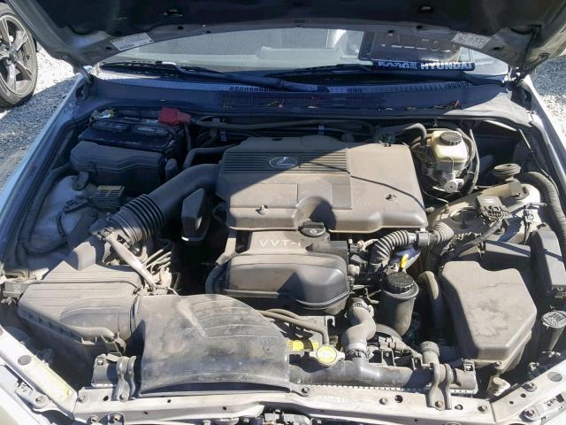 JTHBD192320064039 - 2002 LEXUS IS 300 SILVER photo 7