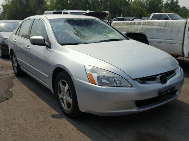 JHMCN36465C009977 - 2005 HONDA ACCORD HYB SILVER photo 1