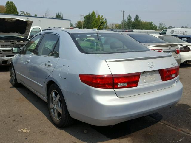 JHMCN36465C009977 - 2005 HONDA ACCORD HYB SILVER photo 3