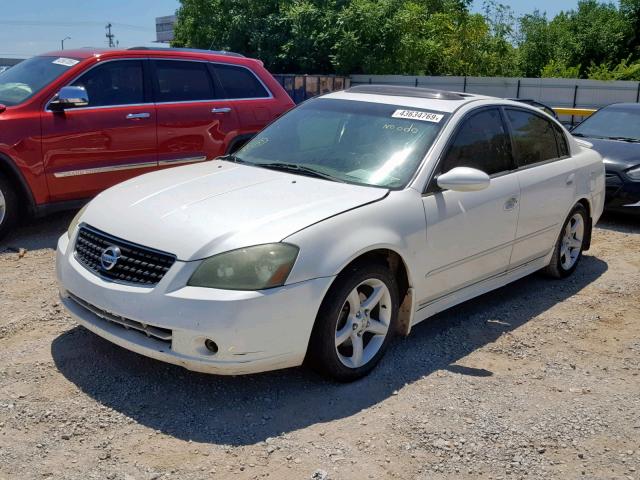 1N4BL11D35N913875 - 2005 NISSAN ALTIMA SE WHITE photo 2