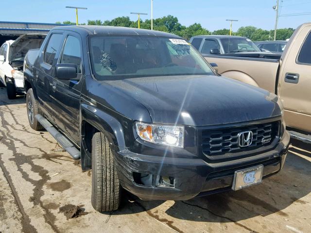 5FPYK1F70DB003115 - 2013 HONDA RIDGELINE BLACK photo 1