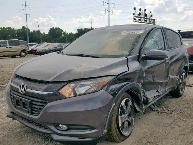 3CZRU6H53JG726182 - 2018 HONDA HR-V EX GRAY photo 2