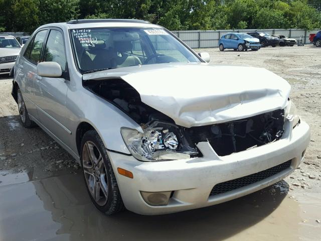 JTHBD192X40086834 - 2004 LEXUS IS 300 SILVER photo 1