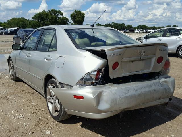 JTHBD192X40086834 - 2004 LEXUS IS 300 SILVER photo 3