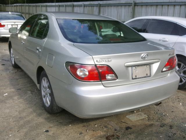 JTHBF30G836017523 - 2003 LEXUS ES 300 SILVER photo 3