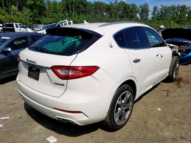 ZN661XUL4HX250069 - 2017 MASERATI LEVANTE LU WHITE photo 4