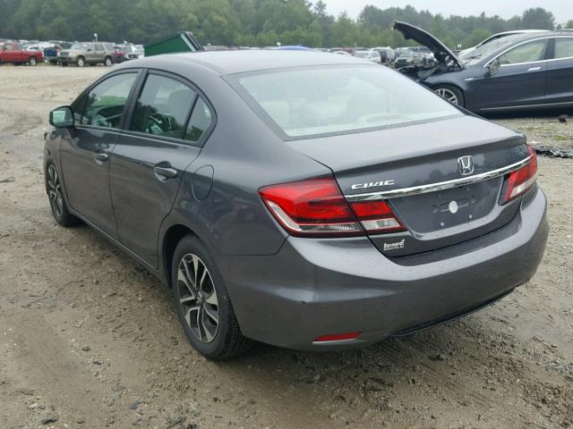 2HGFB2F98DH535148 - 2013 HONDA CIVIC EXL GRAY photo 3