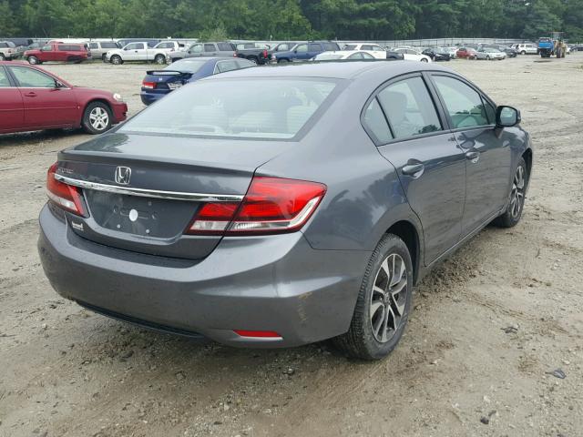 2HGFB2F98DH535148 - 2013 HONDA CIVIC EXL GRAY photo 4