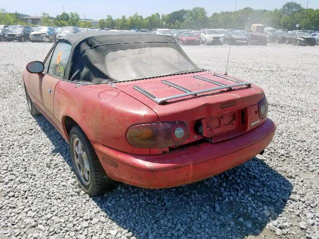 JM1NA351XL0134797 - 1990 MAZDA MX-5 MIATA RED photo 3