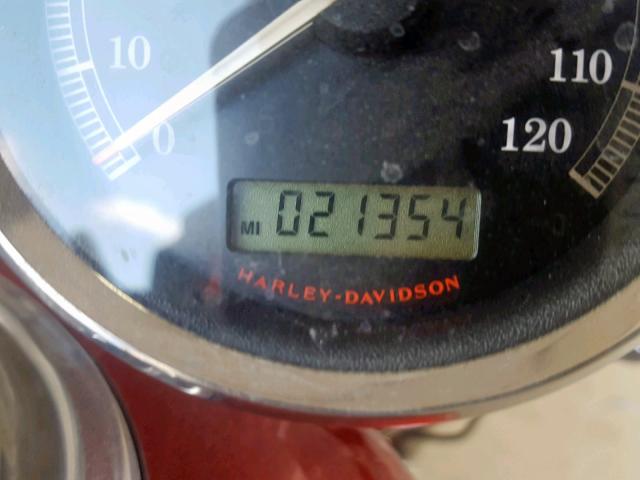 1HD1CT3158K457547 - 2008 HARLEY-DAVIDSON XL1200 C RED photo 8