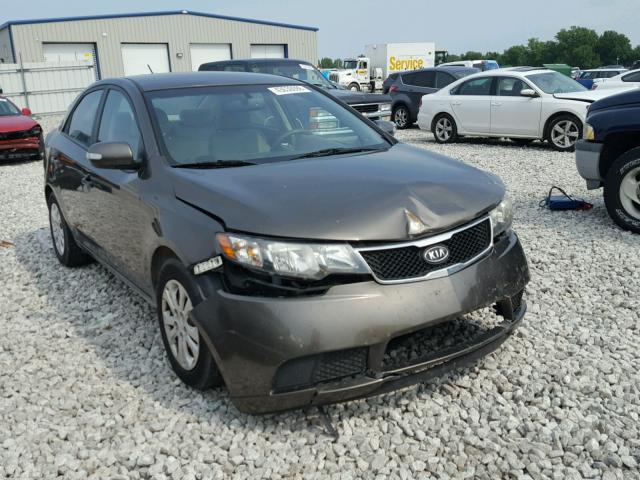 KNAFU4A23A5214827 - 2010 KIA FORTE EX GRAY photo 1