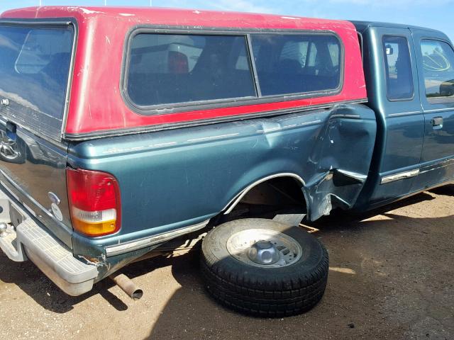 1FTCR14X4SPA12677 - 1995 FORD RANGER SUP GREEN photo 10