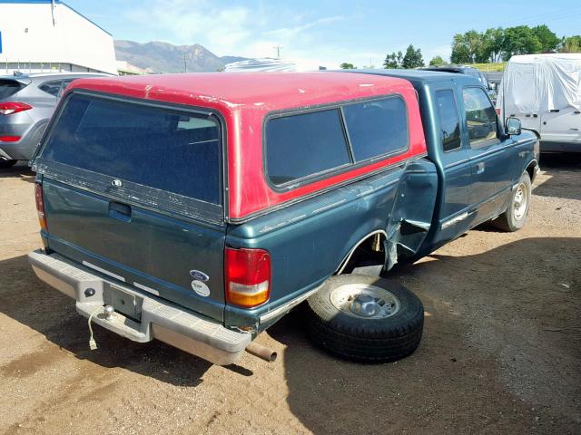 1FTCR14X4SPA12677 - 1995 FORD RANGER SUP GREEN photo 4