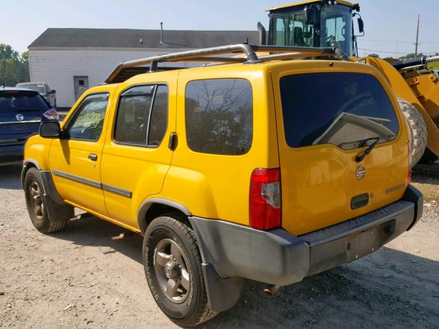 5N1ED28YX3C664563 - 2003 NISSAN XTERRA XE YELLOW photo 3