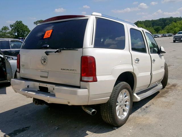 1GYEK63N85R257334 - 2005 CADILLAC ESCALADE L WHITE photo 4